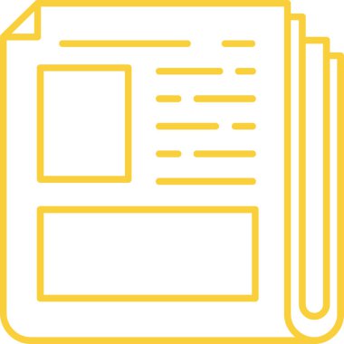 belge dosya simgesi ana hat biçiminde