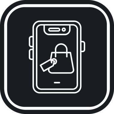 mobil cüzdan vektör simgesi. biçim düz sembol, siyah renk, yuvarlak açılar, beyaz arkaplan