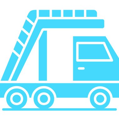 araba tamir servisi simgesi düz stil