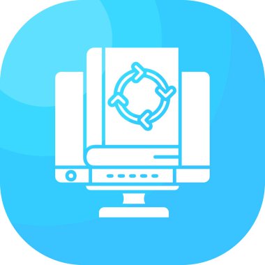 şebeke. Web simgesi basit illüstrasyon