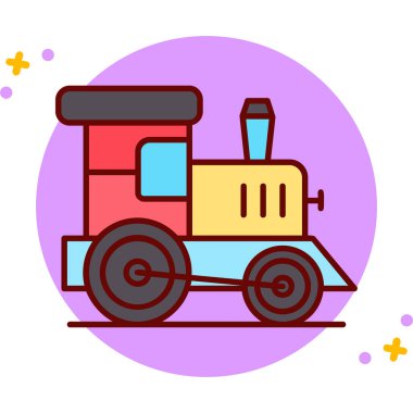 Modern oto tamir simgesinin vektör illüstrasyonu