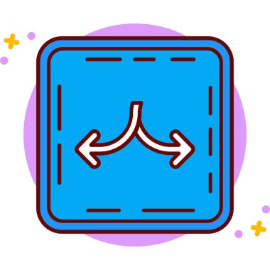 Çin burcu çizgisi burç ikonu beyaz arka planda izole edilmiş. Astrolojik burç koleksiyonu. Renkli taslak konsepti. vektör.