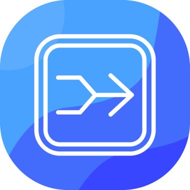 Ok. Web simgesi vektör illüstrasyonu