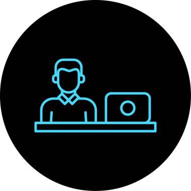 vektör dizüstü simgesi illüstrasyonu