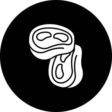 Gıda simgesinin vektör illüstrasyonu