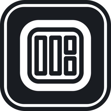 b b simgesinin vektör illüstrasyonu