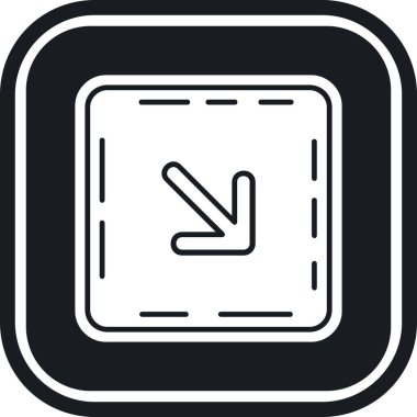 Modern b 'nin vektör illüstrasyonu eksik simgesi