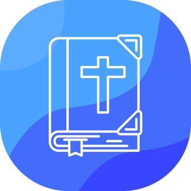 İncil. Web simgesi vektör illüstrasyonu