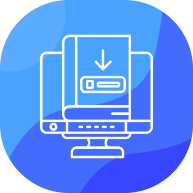 Bilgisayar. Web simgesi basit tasarım