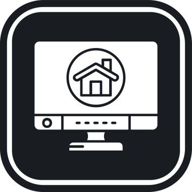 ev simgesi vektör illüstrasyonu