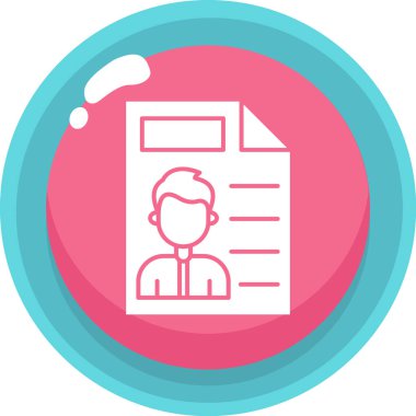 Kartvizit. Basit illüstrasyon