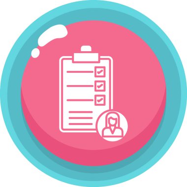 Belge. Web simgesi basit illüstrasyon