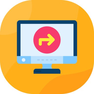 ok yönü konum simgesi ana hat biçiminde