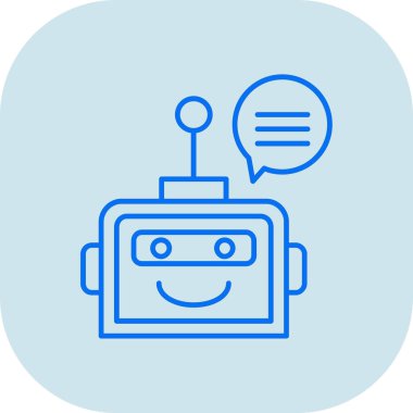 Konuş. Web simgesi basit illüstrasyon