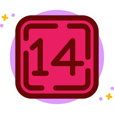 bir numaralı vektör simgesi