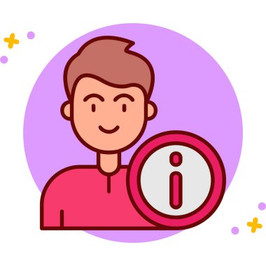 Adamım. Web simgesi basit tasarım