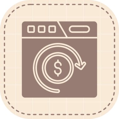 para simgesi, basit vektör illüstrasyonu