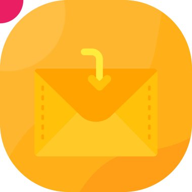 Zarf harf vektör simgesi