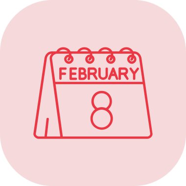 Takvim işareti simge vektör çizim