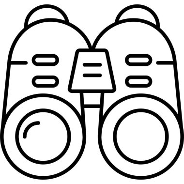 dürbün web simgesi, beyaz arkaplanda izole edilmiş basit vektör illüstrasyonu