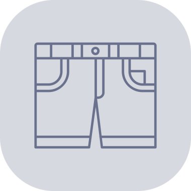 pantolon simgesi vektör illüstrasyonu