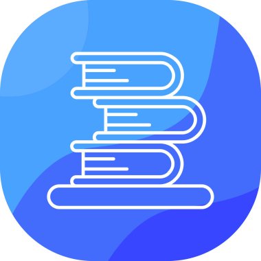 Bir kitap simgesinin vektör illüstrasyonu