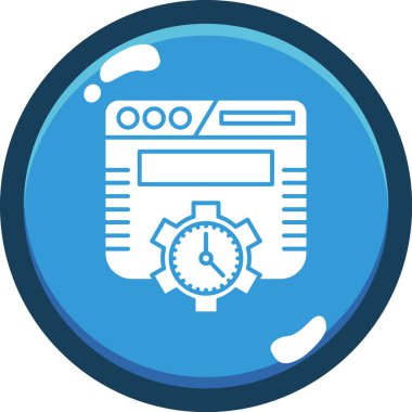 seo modern simgesinin vektör illüstrasyonu