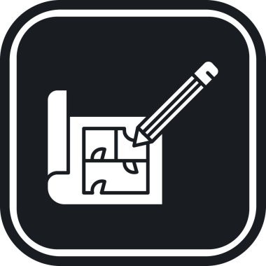 Modern eğitim ikonunun vektör illüstrasyonu