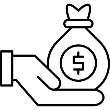 Dolar para simgesi taslak biçiminde