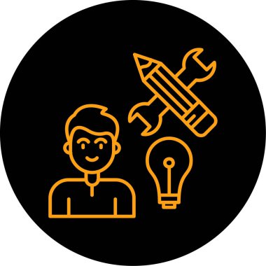 man simgesi vektör illüstrasyonu