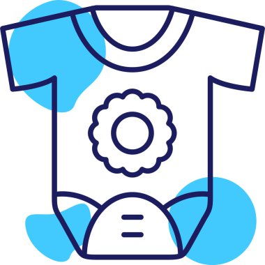 Bebek gömleği. Vektör illüstrasyonu