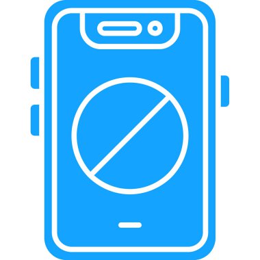 Akıllı telefon. Web simgesi basit illüstrasyon