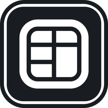 Taslak biçimli kart cep telefonu simgesi