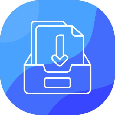 Belge. Web simgesi basit illüstrasyon