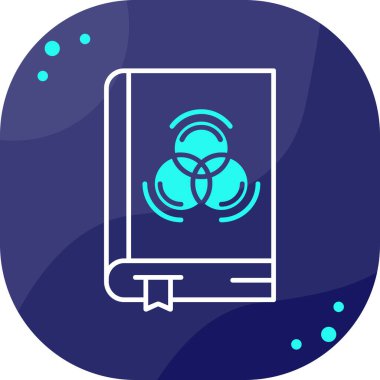 Kitap. Web simgesi basit illüstrasyon