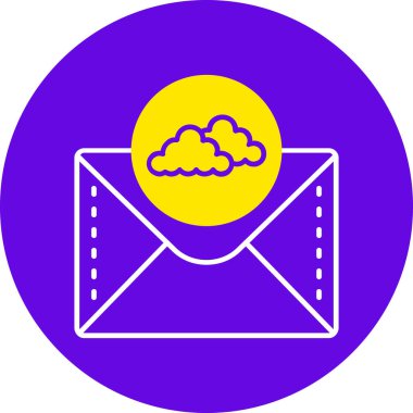 Posta simgesinin vektör illüstrasyonu