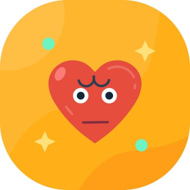 kalp simgesi, vektör illüstrasyonu