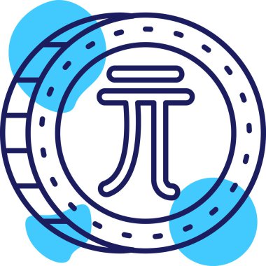 Turta. Web simgesi basit illüstrasyon