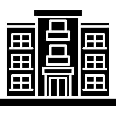 şehir inşa simgesi, basit biçim