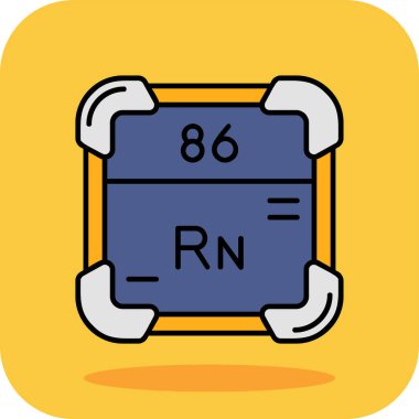 Tek bir harf simgesinin vektör illüstrasyonu