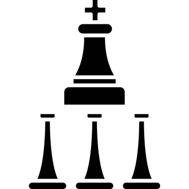 Satranç taşı vektörü, satranç simgesi
