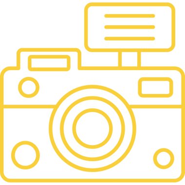 kamera web simgesi basit illüstrasyon, vektör