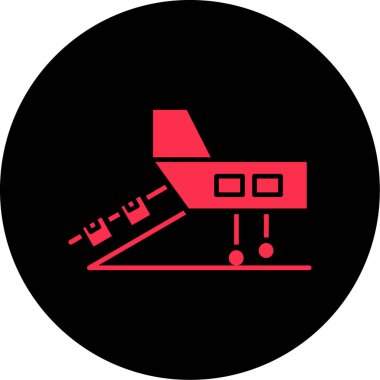 Modern b 'nin vektör çizimi düzlemin ikonundan yoksundur