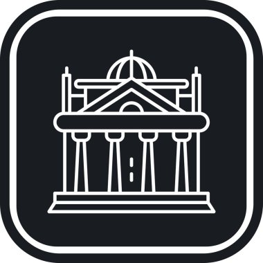 bina simgesi, vektör illüstrasyonu