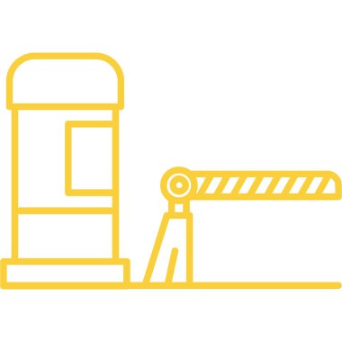 Sarı vinç ve testere simgesi