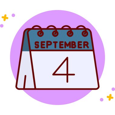 Takvimi olan 4 Eylül takvimi