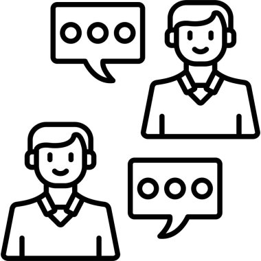 Müşteri geribildirim simgesi, vektör illüstrasyonu