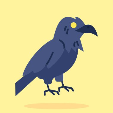 papağan düz renkli çizimi