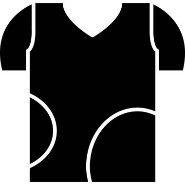 Gömlek simgesi çizimi arkaplanda izole edildi