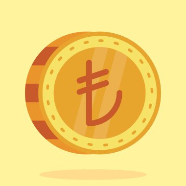 yen para birimi simgesi, düz tasarım